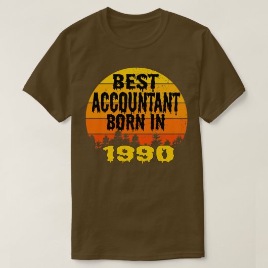 1990最高の年に計生まれ計の誕生日ヴィンテージ Tシャツ (デザイン正面)