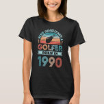1990生まれ年40th Birthday Golfパパのゴルファー Tシャツ<br><div class="desc">1990生まれ年40th Birthday Golfパパのゴルファー</div>