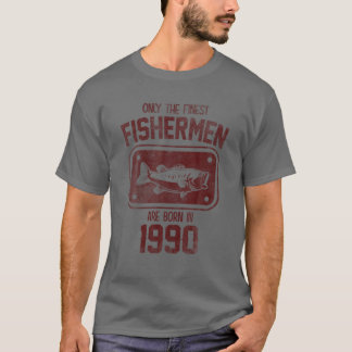 1990素晴らし年の漁師のみおもしろいだ Tシャツ