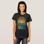 1990素晴らし年2月33歳から33歳の出産 Tシャツ (正面フル)