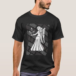 1990〔占星術の〕十二宮図誕生日ギフト占星術《星座》乙女座 Tシャツ