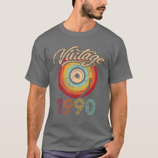1990 誕生日 ビニール ヴィンテージ 面白い Tシャツ