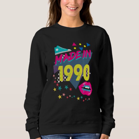 1990 32誕生日80s 90s 1990s 1980s Nos スウェットシャツ (正面)