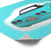 1990 Corvette Poster ポスター (角)