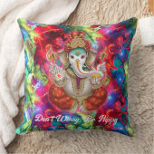 1990sヒッピーガネシュ銀河系 クッション (ブランケット)