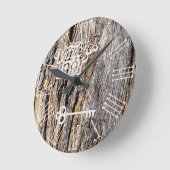 1991ヴィンテージアクリル製壁時計 ラウンド壁時計 (傾斜)