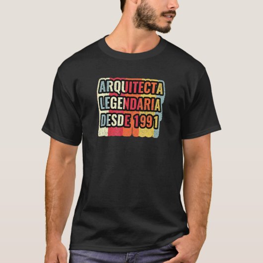 1991年からの伝説的女性建築家 Tシャツ (正面)