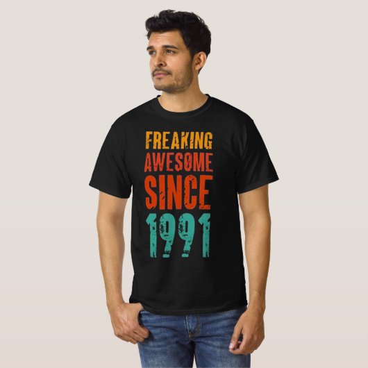 1991年から凄いんです Tシャツ (正面フル)