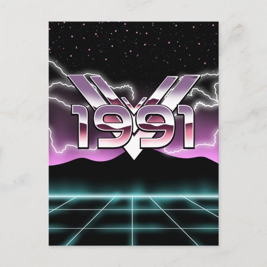 1991年のテクノワール ポストカード (正面)