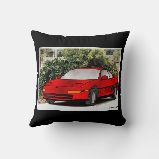 1991年のトヨタMR2 クッション (裏面)