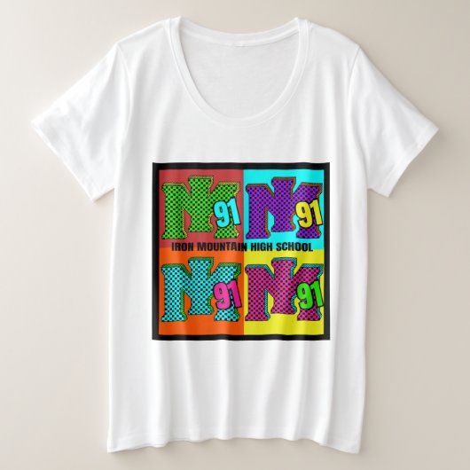 1991年の限定版懇親会ティー プラスサイズTシャツ (デザイン正面)