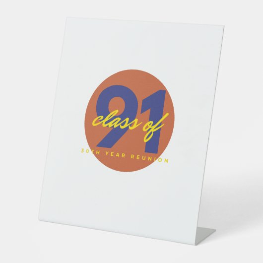 1991年クラス懇親会 台座サイン (正面)