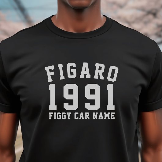 1991年フィガロ車名 Tシャツ