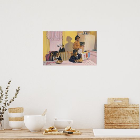 1991年学校の前 ポスター (キッチン)