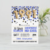 1991年度高校同窓会 招待状 (スタンド正面)