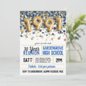 1991年度高校同窓会 招待状 (スタンド正面)