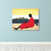 1991年母子 キャンバスプリント (インサイチュ (ウッドフロア))