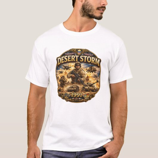 1991年砂漠の嵐作戦記念 Tシャツ (正面)