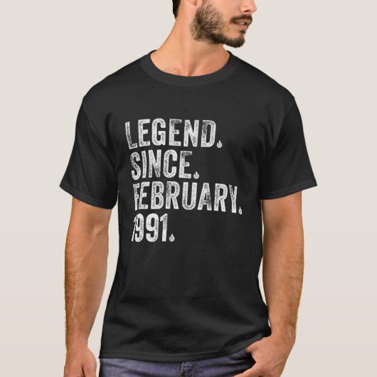 1991年2月生誕31年伝説 Tシャツ (正面)