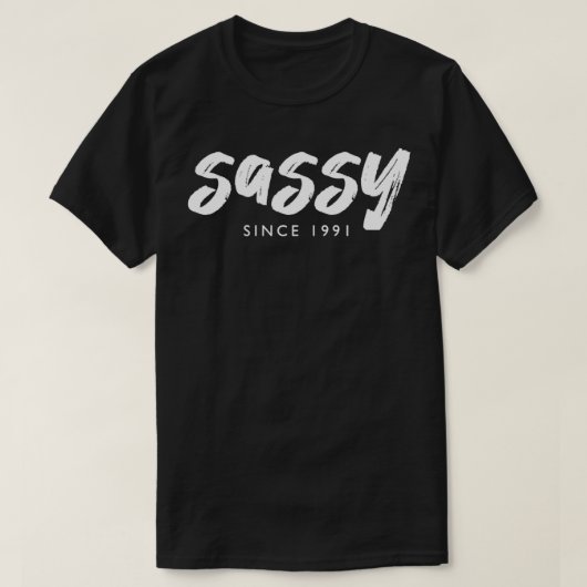 1991年31歳から生まれ1991年31日 Tシャツ (デザイン正面)