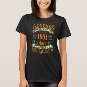 1991年31歳のヴィンテージ生まれレジェンドス Tシャツ