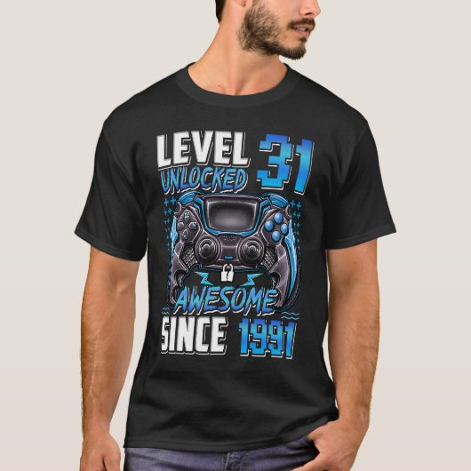 1991年31誕生日以素晴らし降のレベル31のロック解除 Tシャツ (正面)