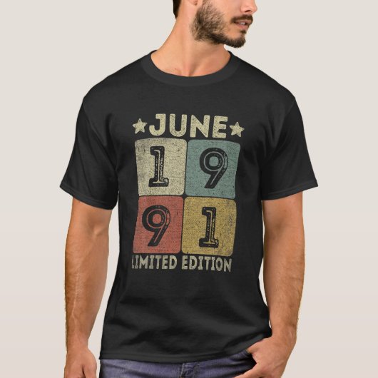 1991年6月限定版装備品レトロ30Th Bday G Tシャツ (正面)
