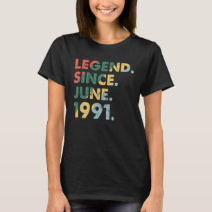 1991年6月1991年の伝説的なレトロ伝説1以来 Tシャツ