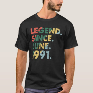 1991年6月1991年の伝説的なレトロ伝説1以来 Tシャツ