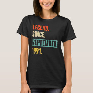 1991年9月31日Birから31歳の伝説 Tシャツ