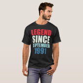 1991年9月31日Birから31歳の伝説 Tシャツ (正面フル)