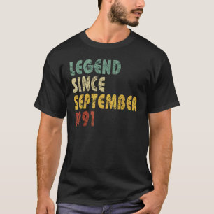1991年9月31日Birから31歳の伝説 Tシャツ