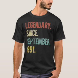 1991年9月31日Birから31歳の伝説 Tシャツ