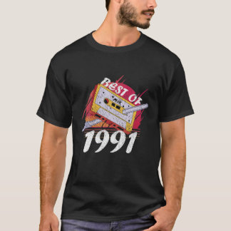 1991最高の年の女性の男性1991年のヴィンテージ40歳の誕生日 Tシャツ