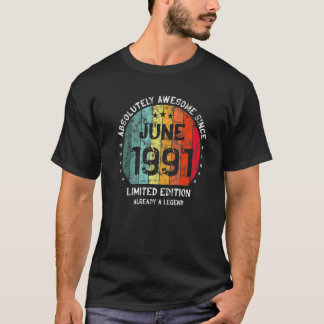 1991素晴らし年6月以来の絶対男の女性誕生 Tシャツ