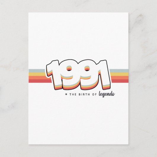 1991 伝説の誕生 ポストカード (正面)