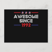 1992年からカッコいいアメリカ生まれの年 ポストカード (正面)