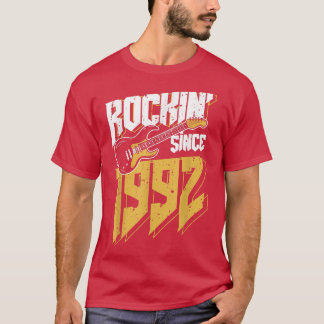 1992年からロックンロックヴィンテージファン30th Bir Tシャツ