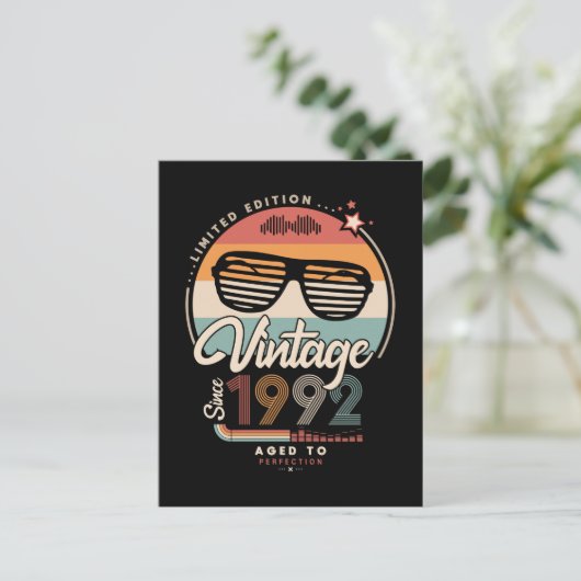 1992年からヴィンテージ ポストカード (スタンド正面)