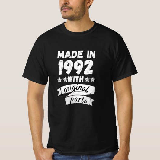 1992年にオリジナル部品で Tシャツ (正面)