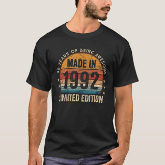 1992年に作られた30誕生日ギフト30歳のヴィンテージ Tシャツ
