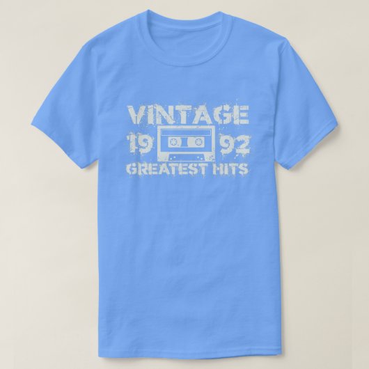 1992年のヒット素晴らしヴィンテージホワイト Tシャツ (デザイン正面)