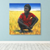 1992年の少女 キャンバスプリント (インサイチュ (ウッドフロア))