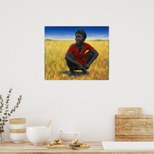 1992年の少女 ポスター (キッチン)