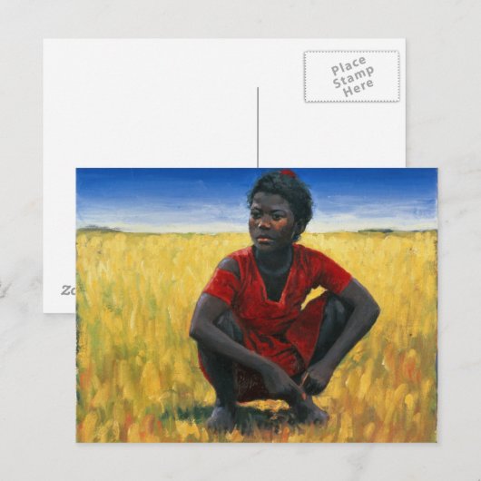 1992年の少女 ポストカード (正面/裏面)