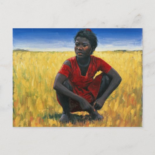 1992年の少女 ポストカード (正面)