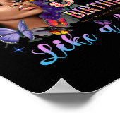 1992年の私の30歳の誕生日にステップイン黒人女性 ポスター (角)