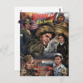 1992年の退役軍人記念日 ポストカード (正面/裏面)