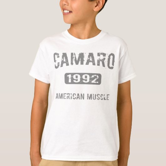 1992年のCamaroのTシャツ Tシャツ (正面)