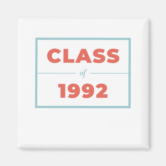 1992年クラス マグネット (正面)